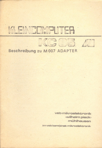 I00187_KC85_M007_Adapter