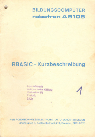 I00215_Robotron_A5105_RBASIC-Kurzbeschreibung
